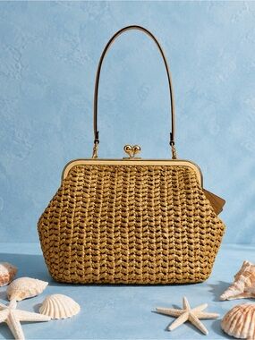 COACH Kisslock 27 in muted olive - NWT
